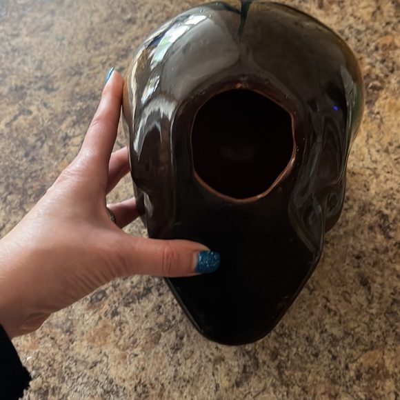 Mexican day is the dead ceramic skull - Picture 6 of 6